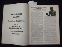 1976 JANUARY 29 LEGIGH VALLEY HONORS SPORTSMAN LARRY HOLMES PROGRAM - K 160