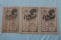 1904-1907 PROCTOR'S ALBANY THEATRE PROGRAMS - LOT OF 37 - O 3721