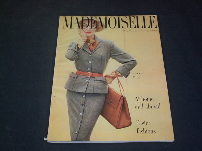 1951 MARCH MADEMOISELLE MAGAZINE - EASTER FASHIONS - SP 6764