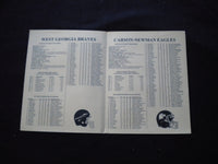 1995 NOV 18 NCAA CHAMPS BOWL PROGRAM - WEST GEORGIA VS CARSON-NEWMAN - J 8353