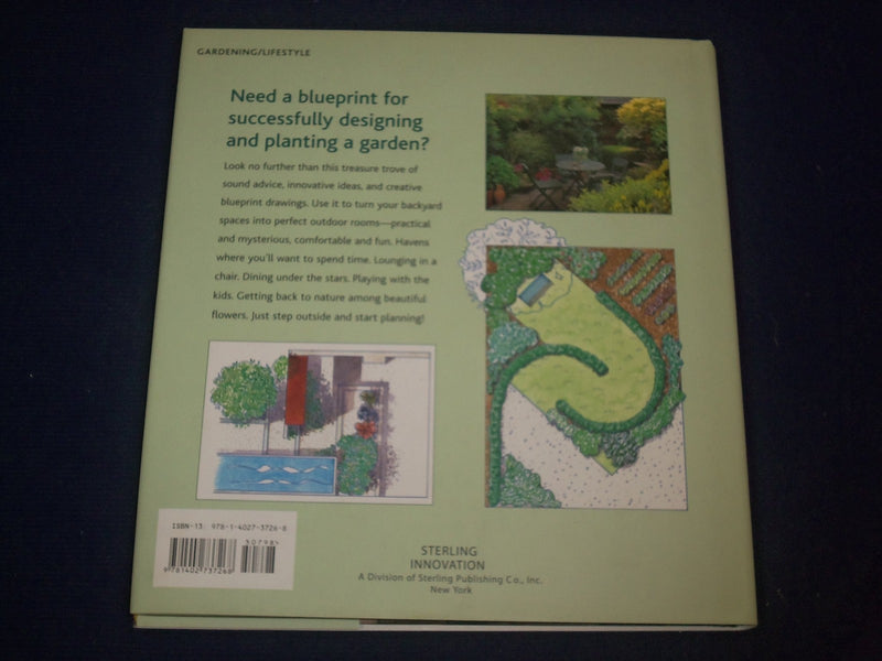 2002 BACKYARD BLUEPRINTS STYLE DESIGN HARDCOVER BOOK BY DAVID STEVENS - KD 2758