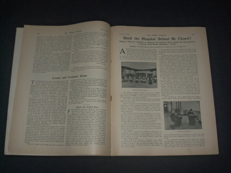 1910 OCTOBER 15 THE BOSTON COMMON MAGAZINE - BETRAYING A STATE - B 6230