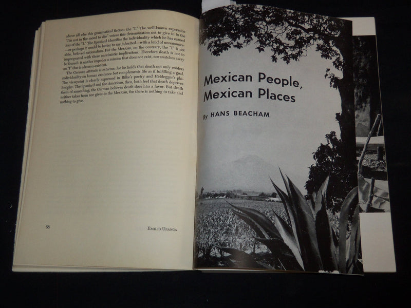 1959 SPRING THE TEXAS QUARTERLY MAGAZINE - OCTAVIO PAZ - KD 2057M