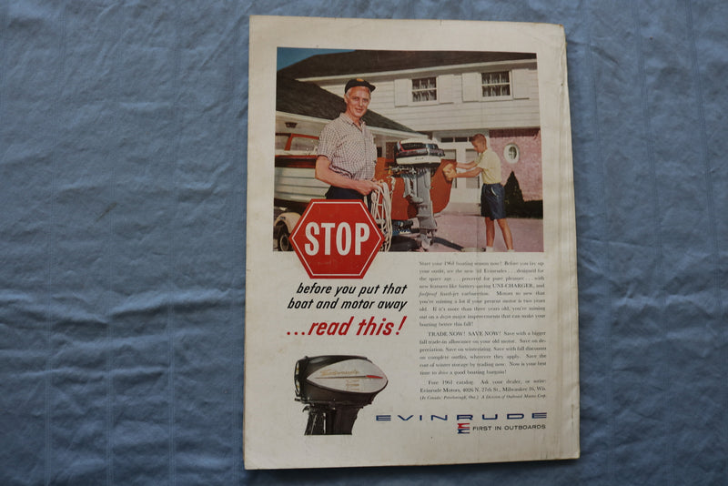 1960 NOVEMBER YACHTING MAGAZINE - FLORIDA-BAHAMAS YACHTING COVER - E 9492