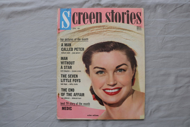 1953 APRIL SCREEN STORIES MAGAZINE - ESTHER WILLIAMS COVER - E 19907