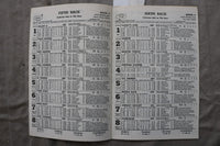 1968 BISCAYNE DOG TRACK DOG RACING PROGRAM - K 3455
