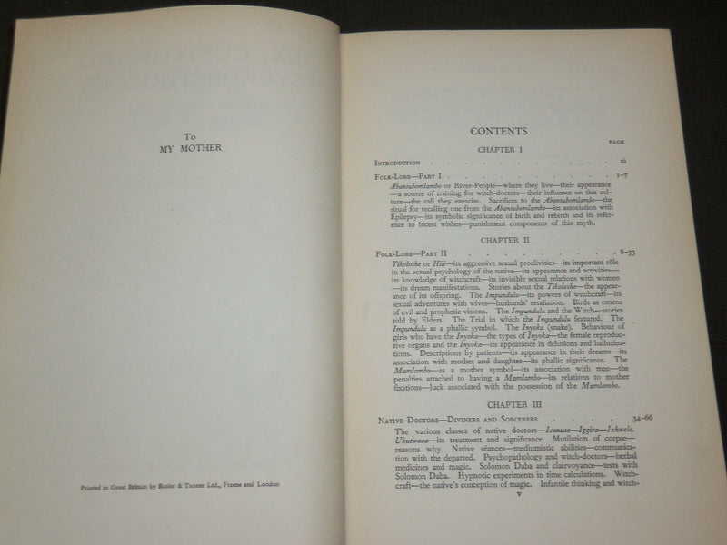 1938 SEX, CUSTOM AND PSYCHOPATHOLOGY BOOK BY B. J. LAUBSCHER - KD 6124
