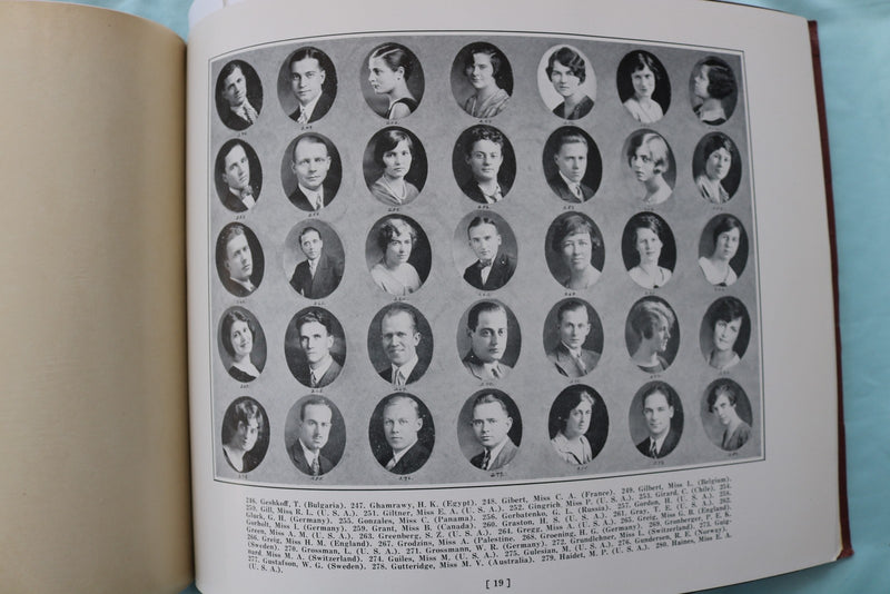 1929 INTERNATIONAL HOUSE YEARBOOK - NEW YORK - SOFTCOVER - YB 3592