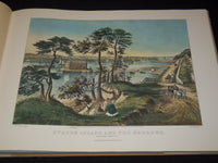 1968 THE WORLD OF CURRIER & IVES HARDCOVER BOOK BY ROY KING & DAVIS - R 731Y