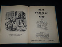 1959 BEST CARTOONS OF THE YEAR HARDCOVER BOOK BY LAWRENCE LARIAR -KD 5387