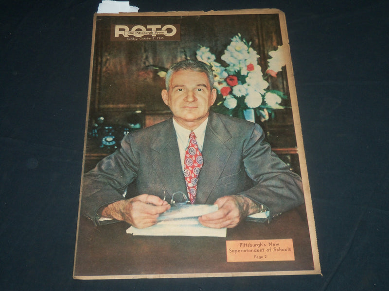 1945 OCTOBER 7 THE PITTSBURGH PRESS SUNDAY ROTO SECTION - SCHOOLS - NP 4446