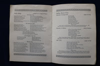 1925 NOVEMBER 3 YALE UNIVERSITY - THE ENGLISH SINGERS - PROGRAM - K 1508