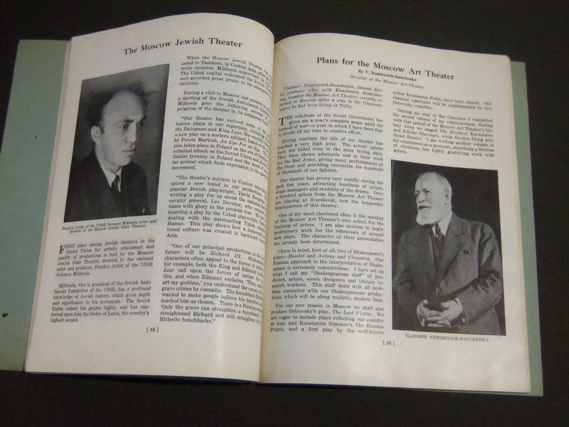 1943 SOVIET ART IN WARTIME SOFTCOVER BOOK - GREAT PHOTOS - I 1222