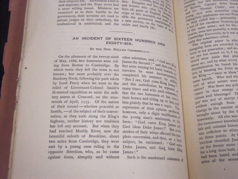 1884 JANUARY THE BAY STATE MONTHLY MASSACHUSETTS MAGAZINE VOL. 1 NO. 1 - J 5277