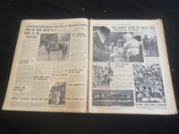 1937 MAY 12 DAILY MIRROR NEWSPAPER - LONDON - OUR KING, QUEEN, CROWN - NP 5752