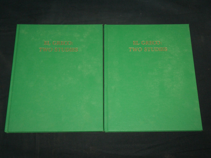 1984 EL GRECO TWO STUDIES HARDCOVER BOOK LOT OF 2 - GEORGE ALLEN - KD 7024