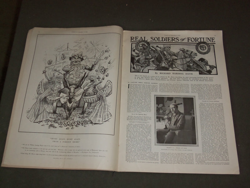 1906 SEP 8 COLLIER'S MAGAZINE - GREAT ILLUSTRATIONS, ARTICLES & ADS - F 598