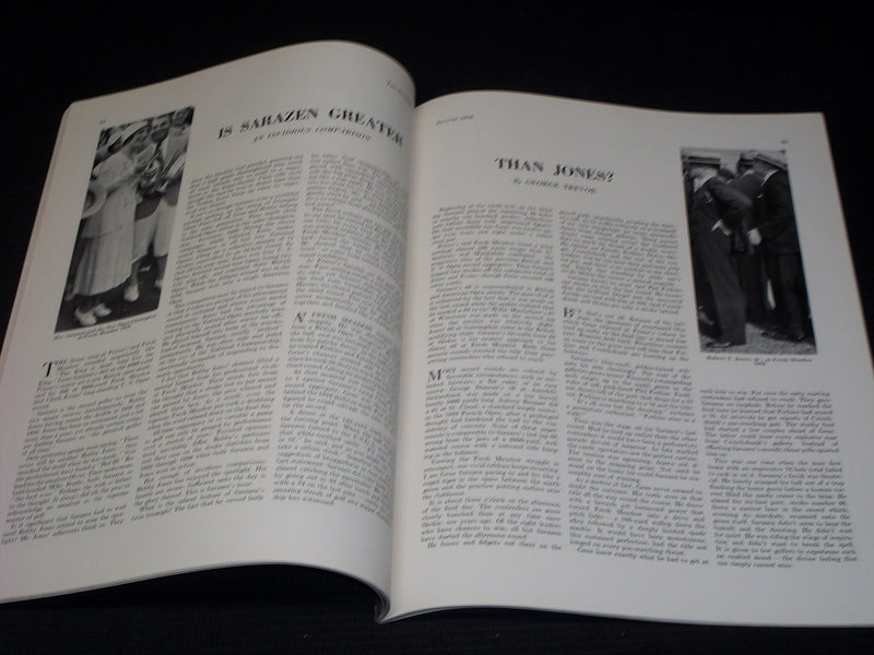 1932 AUGUST THE SPORTSMAN MAGAZINE NICE COVER & INSIDE SPORTS - E 4303