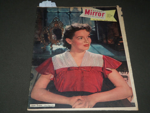 1949 SEPTEMBER 18 SUNDAY MIRROR MAGAZINE SECTION - JOAN EVANS - J 3016