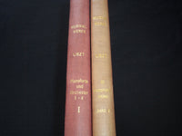 1914-1916 FRANZ LISZTS MUSIKALISCHE WERKE BOUND VOLUME LOT OF 2 - KD 1870C