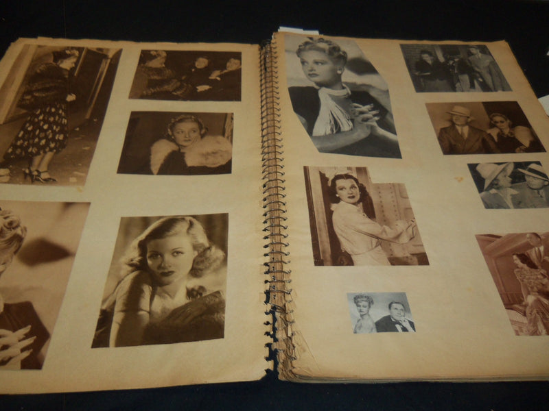 MOVIE STAR SCRAPBOOK - ROONEY - FLYNN - BENNETT - GREAT PHOTOS - 20A