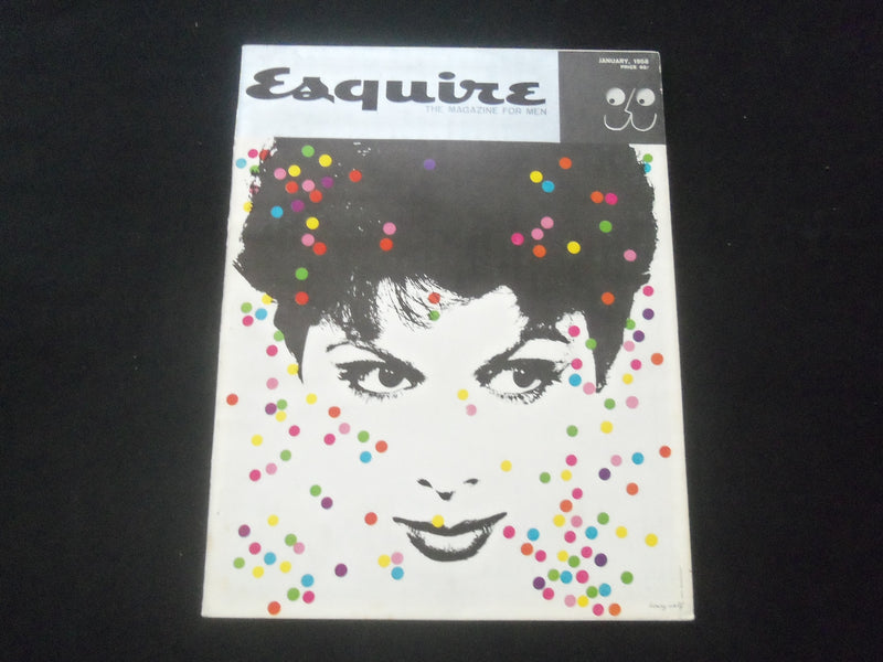 1958 JANUARY ESQUIRE MAGAZINE - GREAT COVER, PHOTOS AND ADS - F 852