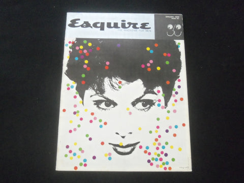 1958 JANUARY ESQUIRE MAGAZINE - GREAT COVER, PHOTOS AND ADS - F 852