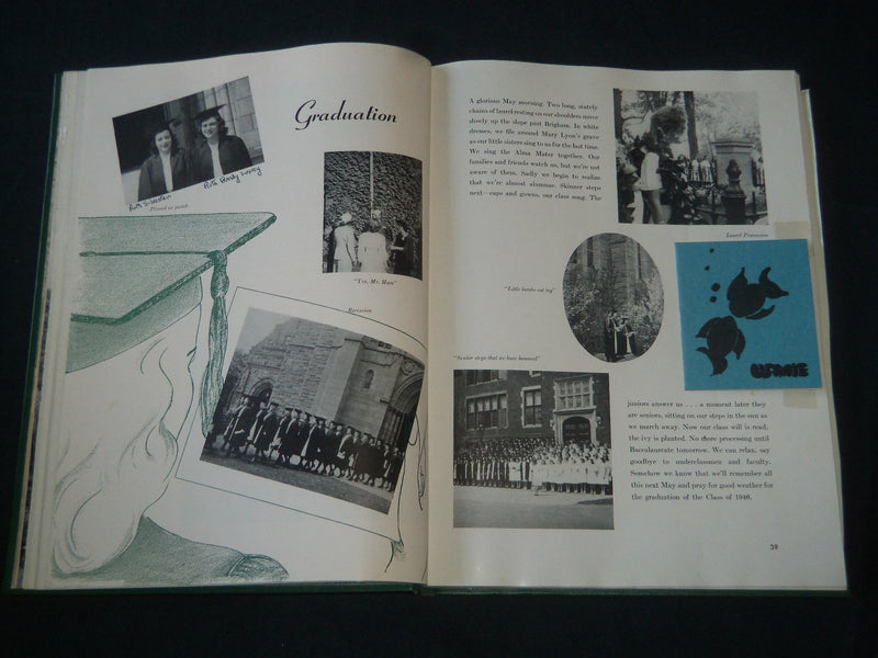 1945 LLAMARADA MOUNT HOLYOKE COLLEGE YEARBOOK - MASSACHUSETTS - YB 1649