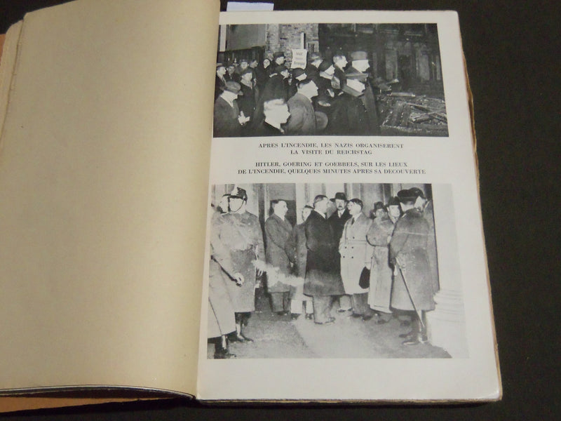 1933 LIVRE BRUN SUR REICHSTAG ET HITLERIENNE FRENCH BOOK - GIAFFERI - J 2318