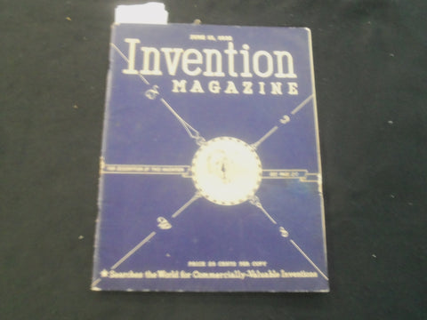 1938 JUNE 15 INVENTION MAGAZINE - SUCCESSFUL INVENTIONS - B 5529S