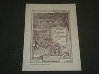 1926 YE OLDE CHESHYRE CHEESE MENU - WINE OFFICE COURT FLEET STREET - J 4818