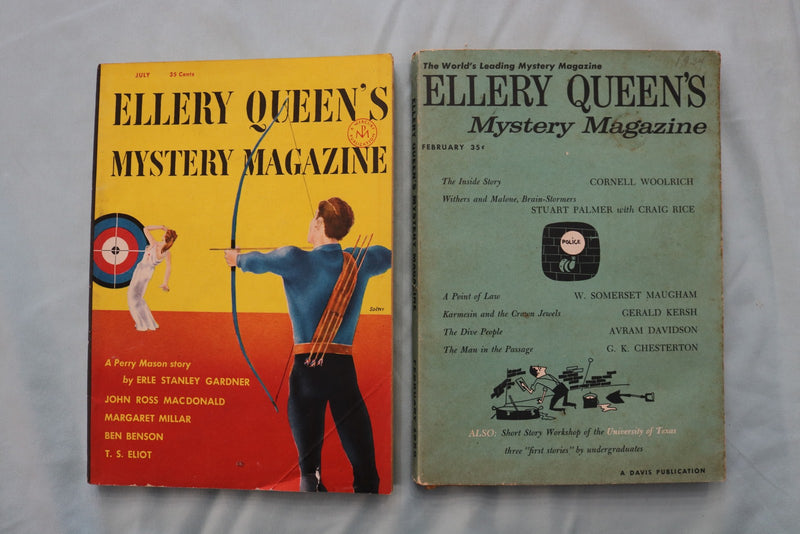 1952-1959 ELLERY QUEEN'S MYSTERY MAGAZINE - LOT OF 10 - O 3943