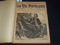 1884 JULY-SEPTEMBER LA VIE POPULAIRE FRENCH MAGAZINE BOUND VOLUME - R 89B