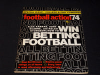 1974 FOOTBALL ACTION '74 MAGAZINE - WIN BETTING FOOTBALL COVER - E 7939