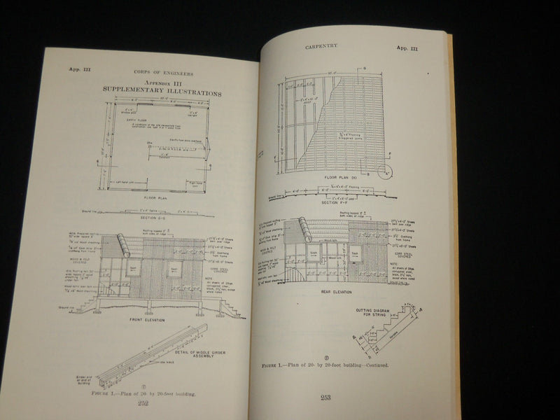 1943 MAY 6 CARPENTRY TECHNICAL MANUAL - WAR DEPARTMENT - J 6224