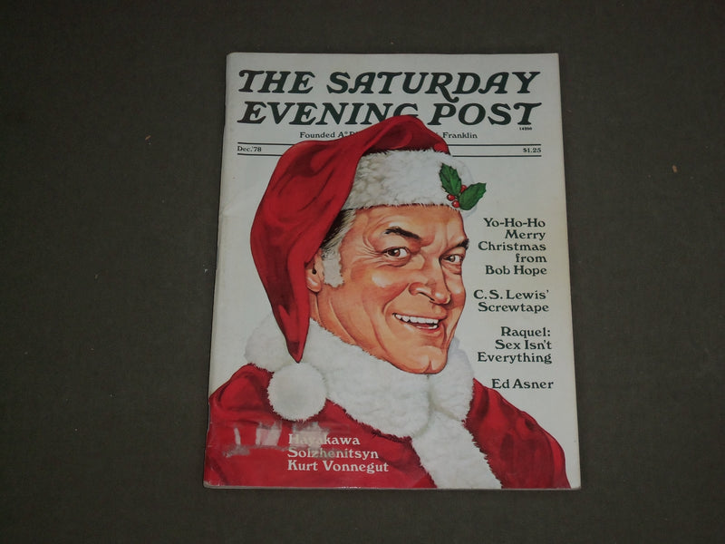 1978 DEC THE SATURDAY EVENING POST MAGAZINE- BOB HOPE ILLUSTRATED COVER - B 4311