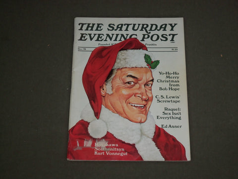 1978 DEC THE SATURDAY EVENING POST MAGAZINE- BOB HOPE ILLUSTRATED COVER - B 4311