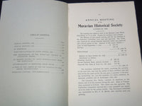 1902-1940 TRANSACTIONS OF THEMORAVIAN HISTORICAL SOCIETY LOT OF 15 - O 2930F