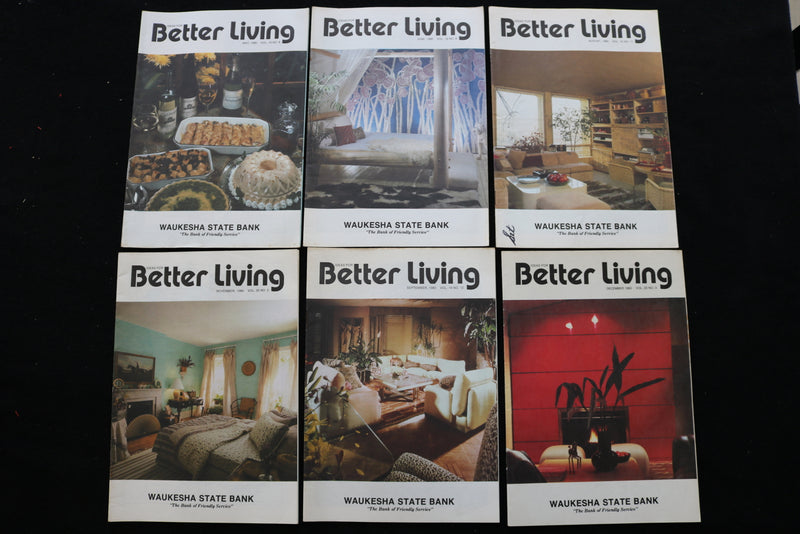 1978-1986 IDEAS FOR BETTER LIVING - WAUKESHA STATE BANK - LOT OF 36 - O 3701