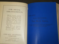 1916 THE CHICAGO BLUE BOOK - NAMES OF CHICAGO AND SUBURBAN TOWNS - KD 5138