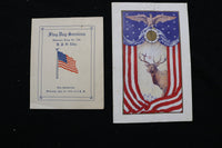 1916-1926 FLAG DAY SERVICES PROGRAMS - B.P.O. OF ELKS - LOT OF 6 - K 3053