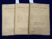 1884 THE ATLANTIC MONTHLY MAGAZINE LOT OF 6 ISSUES - PARKMAN - MITCHELL - WR 315