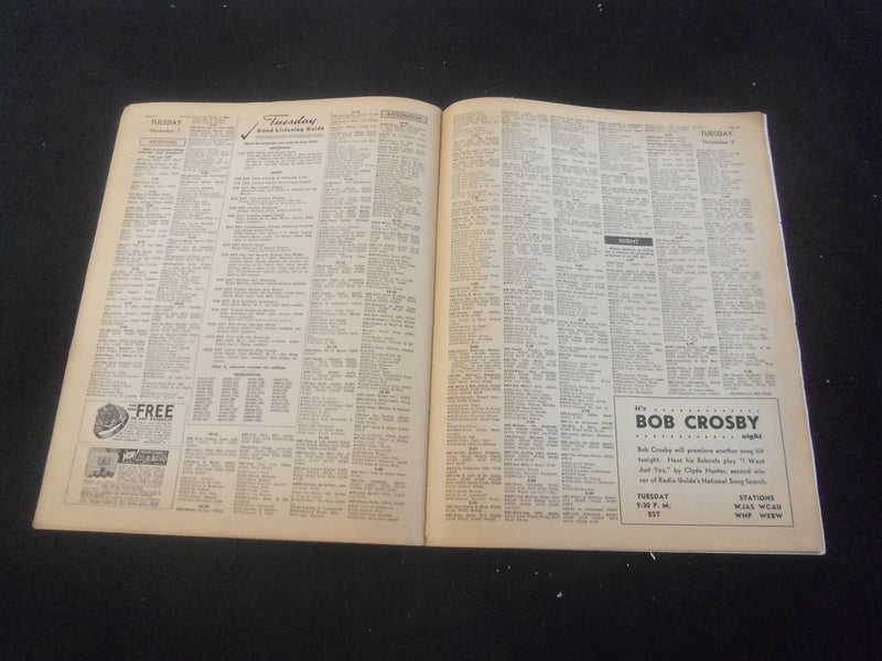 1939 NOVEMBER 10 RADIO GUIDE MAGAZINE - ONA MUNSON COVER - SP 9517T