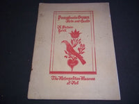 1943 PENNSYLVANIA ARTS AND CRAFTS - A PICTURE BOOK - MET MUSEUM OF ART - II 8036