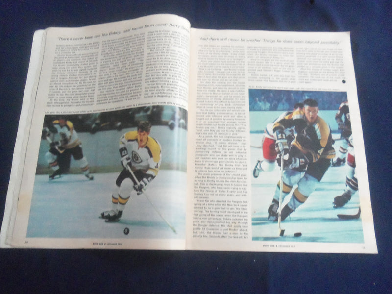 1970 DECEMBER BOYS' LIFE MAGAZINE - BOBBY ORR COVER - SP 6481T