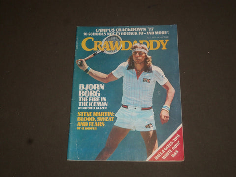 1977 OCTOBER CRAWDADDY MAGAZINE - BJORN BORG COVER - SP 7790