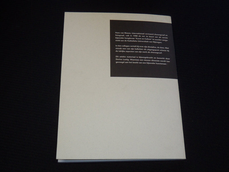 1992 TOT U SPREEKT SOFTCOVER BOOK BY HANS VAN MANEN - DUTCH - KD 5981R