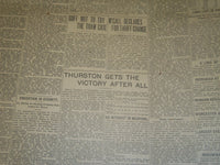 1906 NOVEMBER 22 THE BOSTON HERALD - DETAIL MAP OF PEARY'S 2000 DASH - BH 129