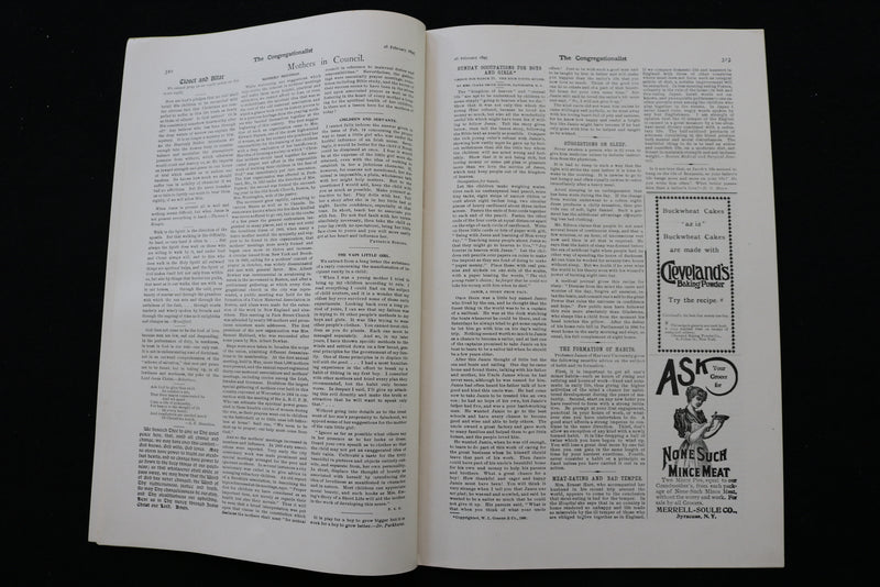 1895 FEBRUARY 28 THE CONGREGATIONALIST MAGAZINE - JOSEPH HARDY NESSIMA - K 2331