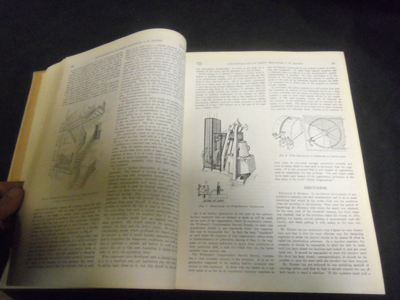 1916 AMERICAN SOCIETY OF MECHANICAL ENGINEERS JOURNAL BOUND VOLUME - R 808
